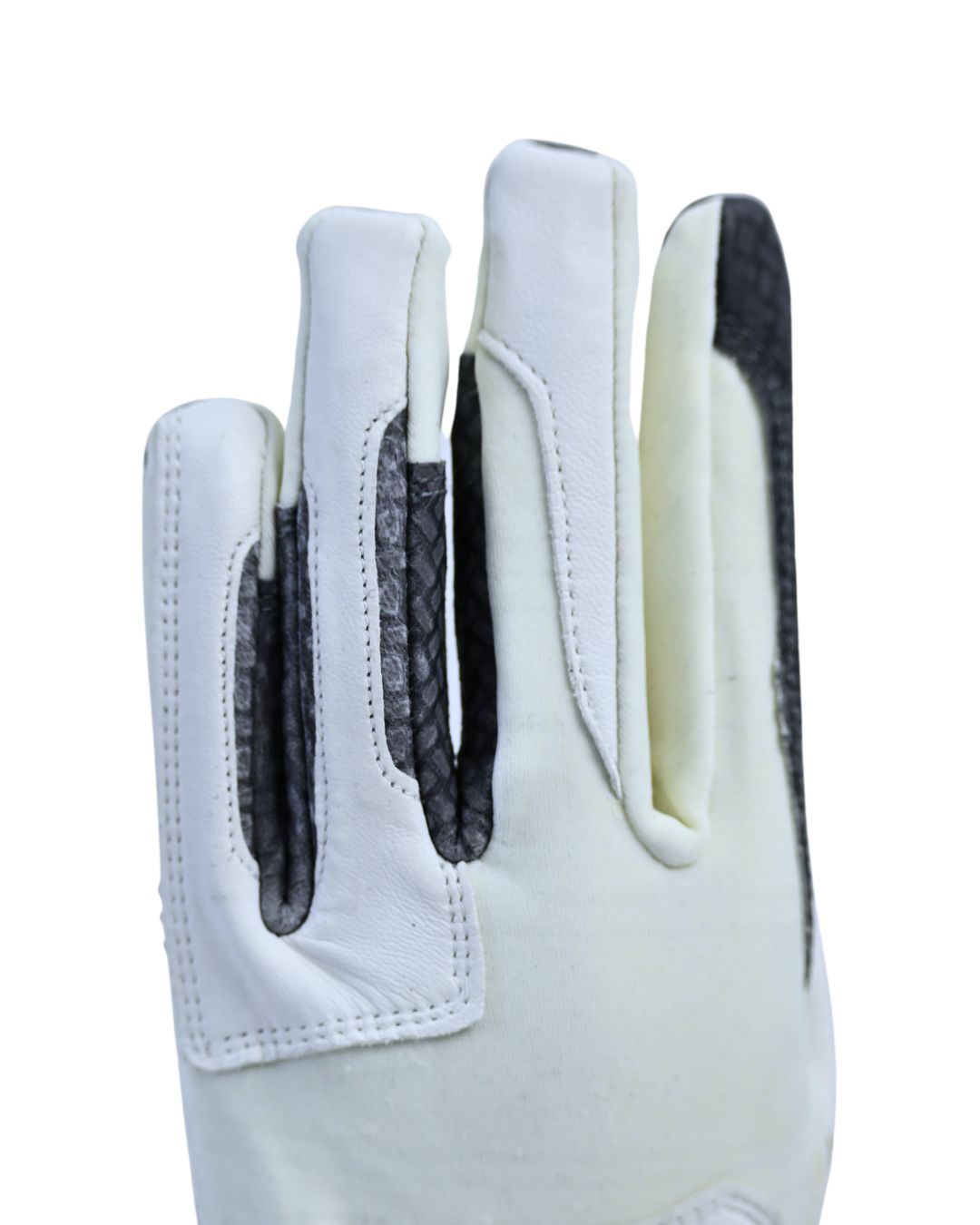 Oil-Tac Coppertech Leather Premium Riding Glove in White - Equine Exchange Tack Shop