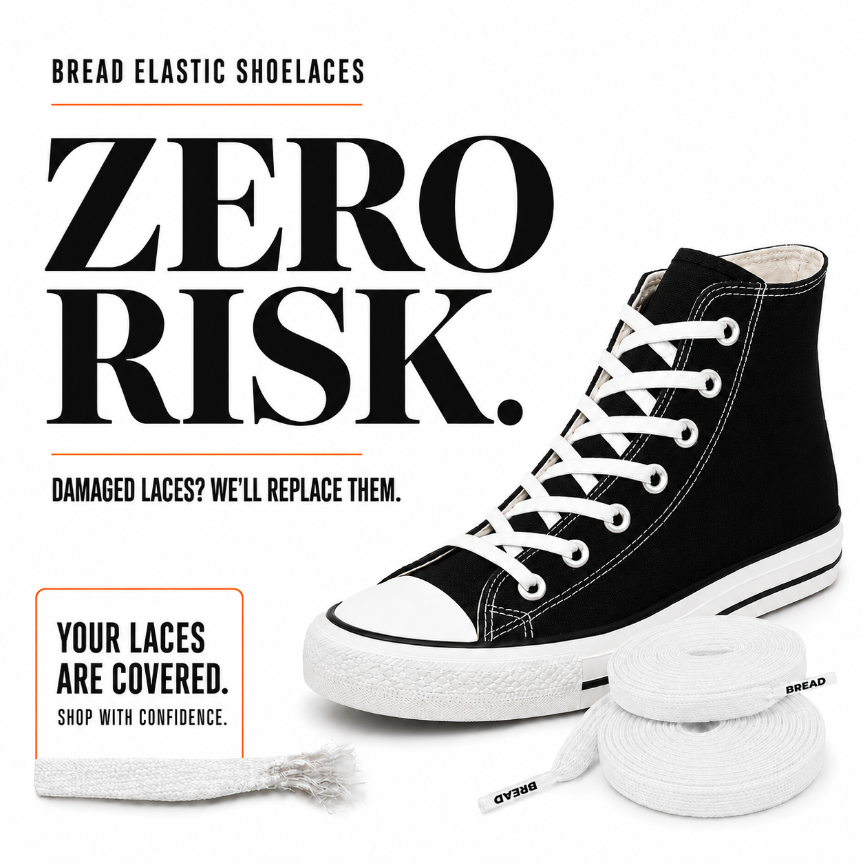 Bold Red Elastic Shoelaces