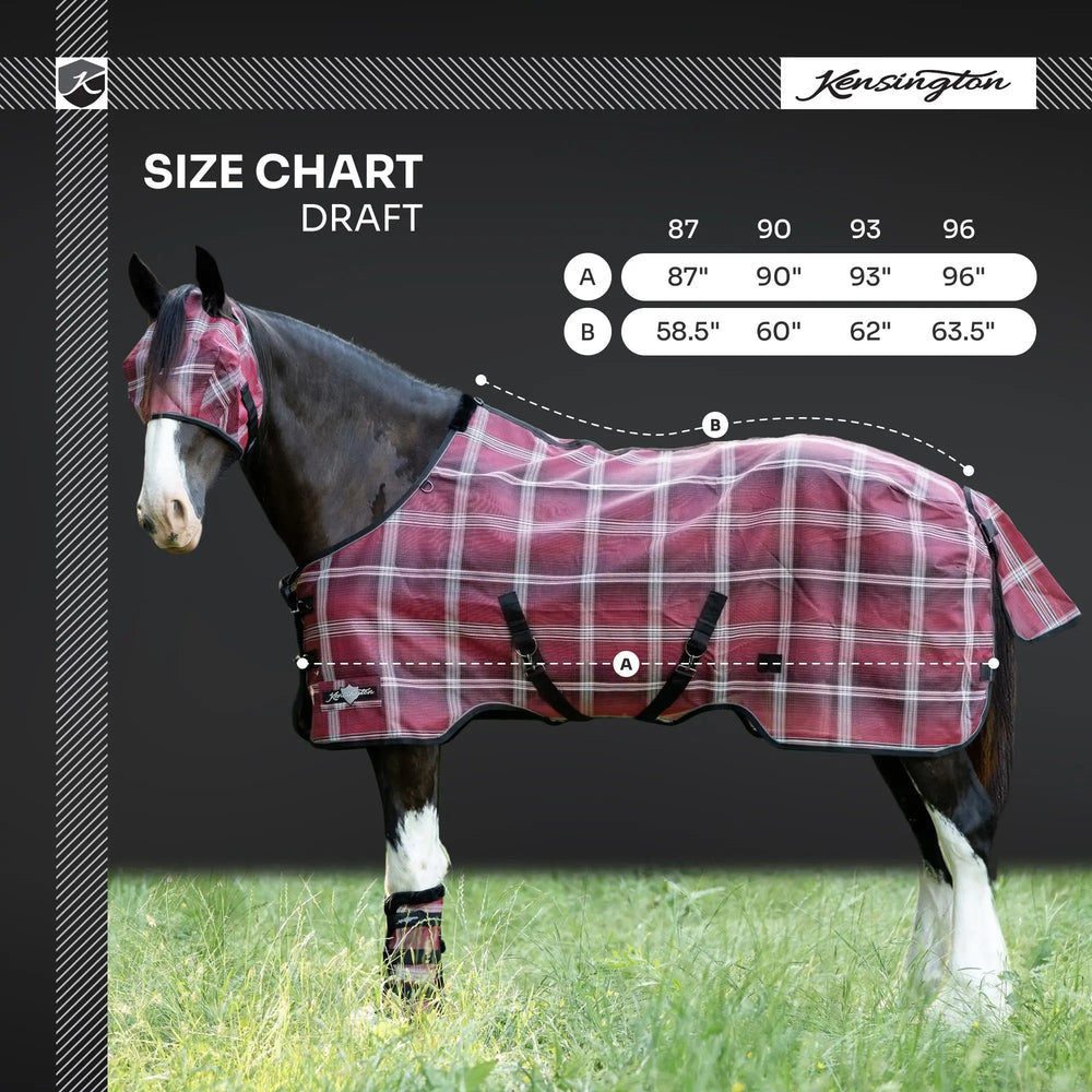 Draft Protective Fly Sheet - 73% UV Blocking - Equine Exchange Tack Shop