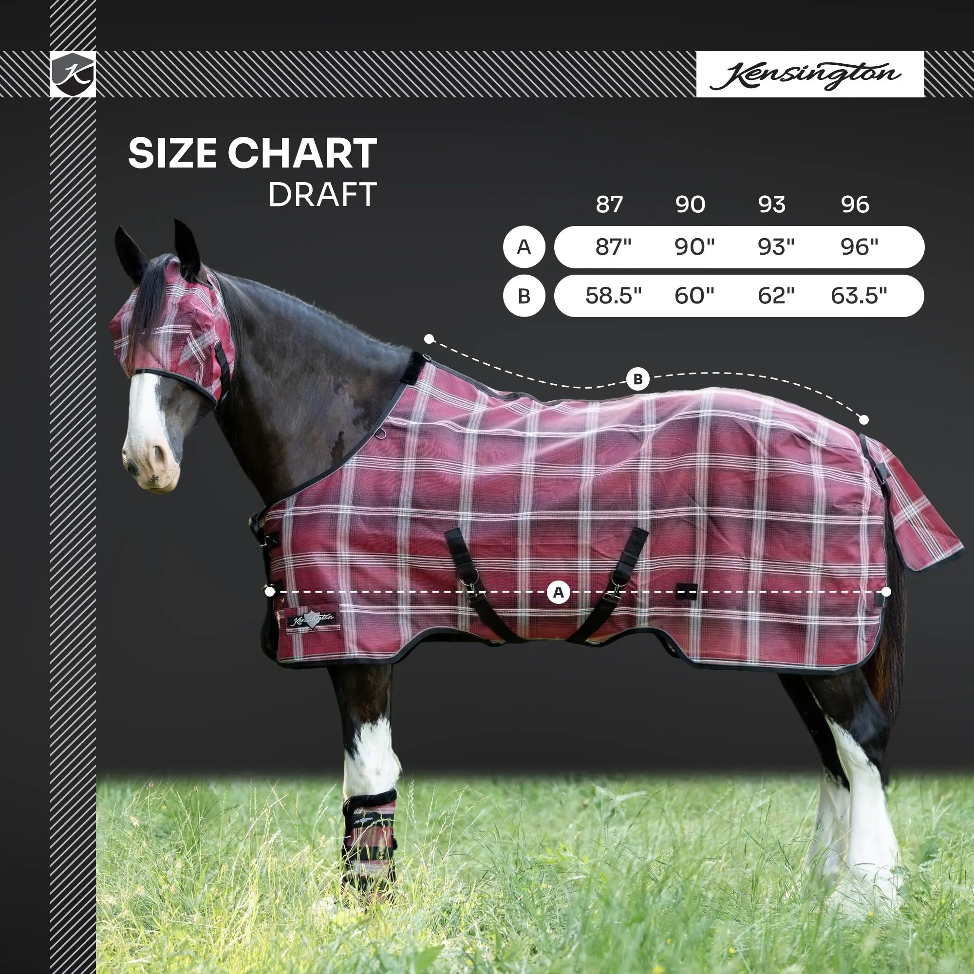 Draft Protective Fly Sheet - 73% UV Blocking - Equine Exchange Tack Shop