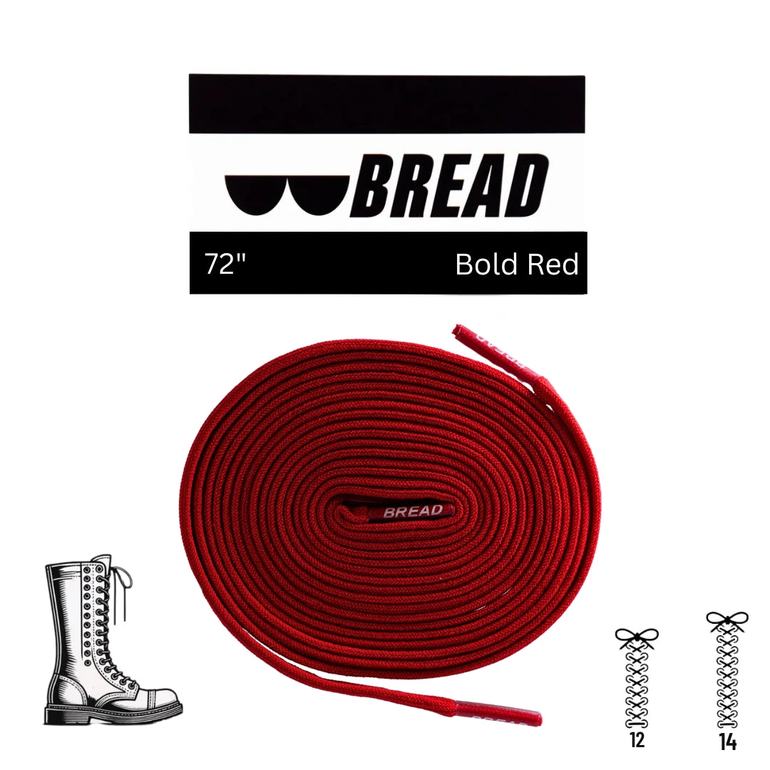 Bold Red Elastic Shoelaces  