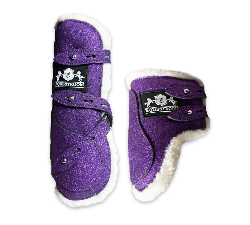 Purple Amethyst Open-Front Boots - Equine Exchange Tack Shop