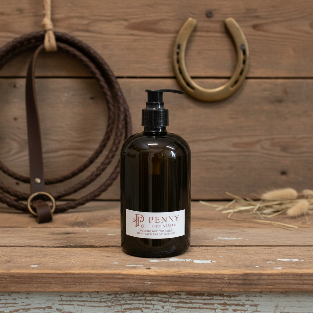 Washing Away the Guilt of My Saddle Pad Purchases - Luxe Hand Soap