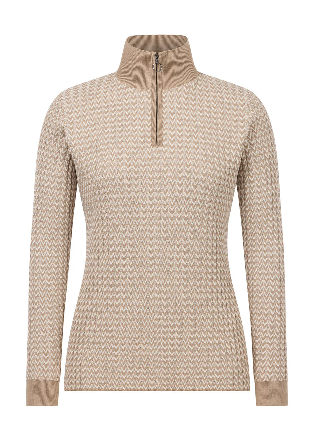 Kerrits 1/4 Zip Herringbone Sweater - Equine Exchange Tack Shop