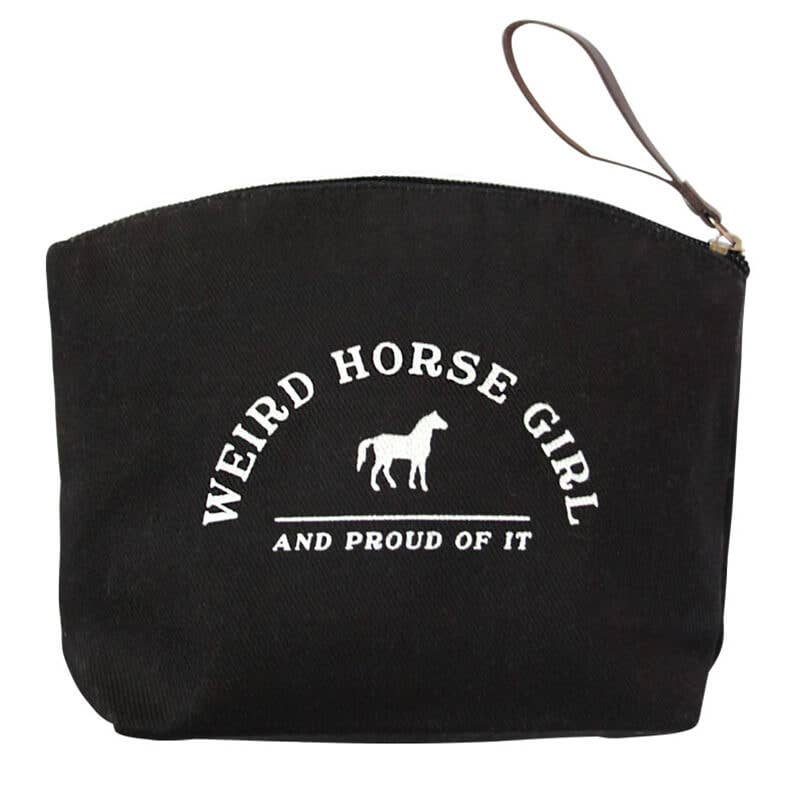 Weird Horse Girl Makeup Bag - Equine Exchange Tack Shop
