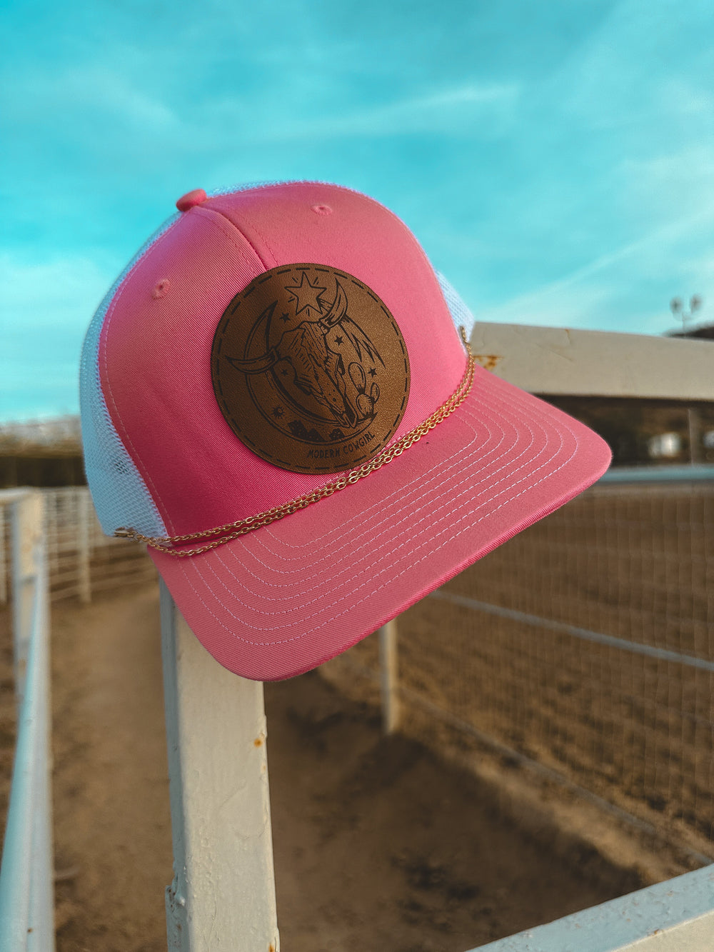 Desert Night Leather Patch Hat - Equine Exchange Tack Shop