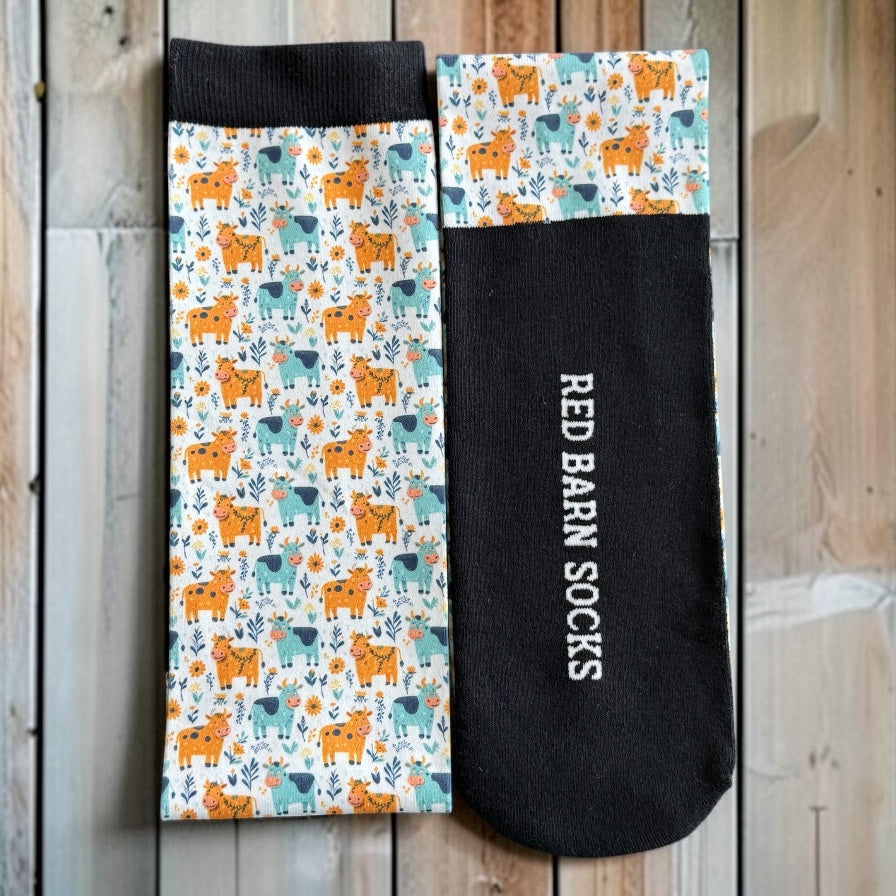 Udderly Cute Boot Socks