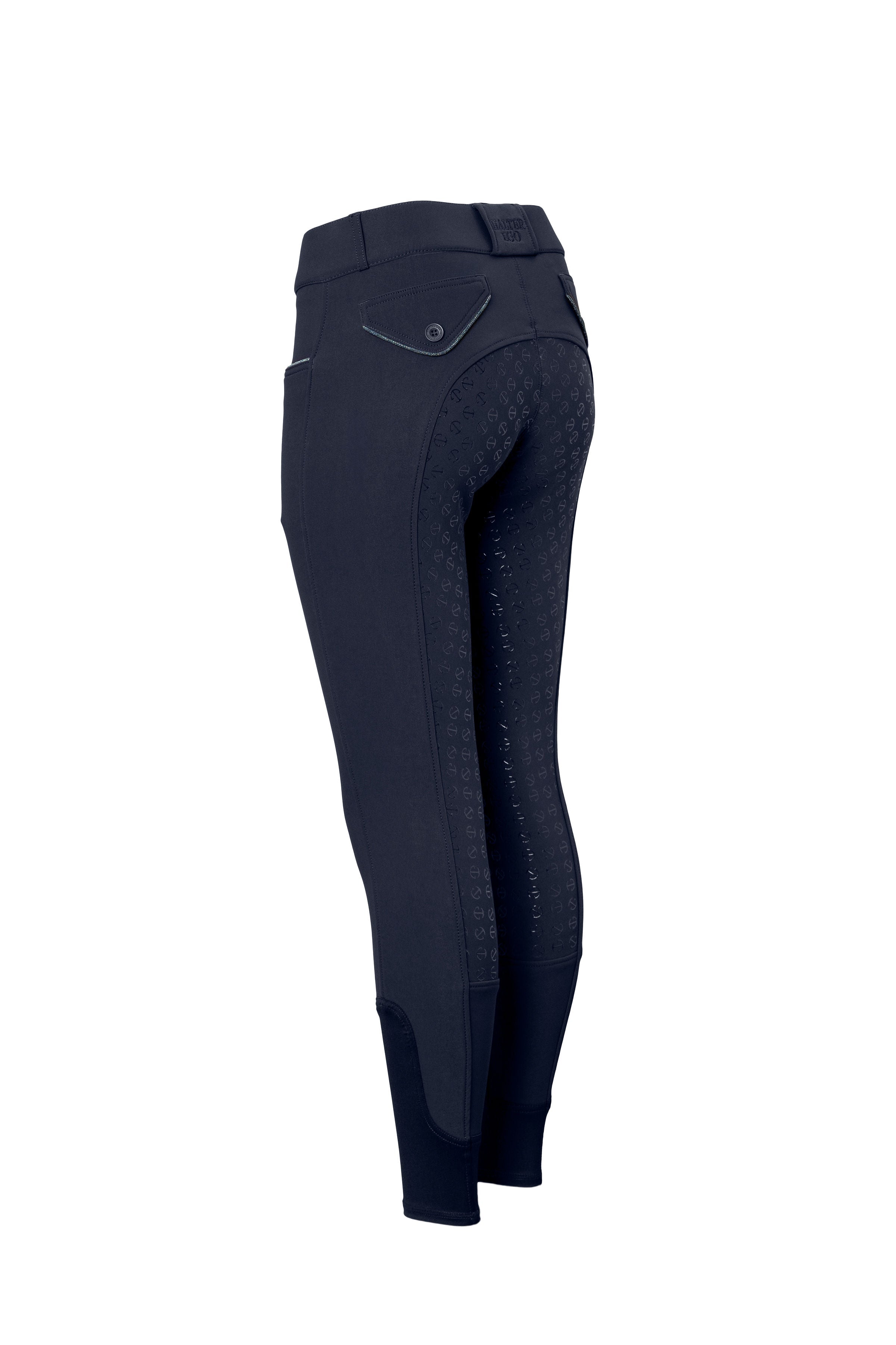 Evolution Full Seat Breeches - Navy Sparkle - Equine Exchange Tack Shop