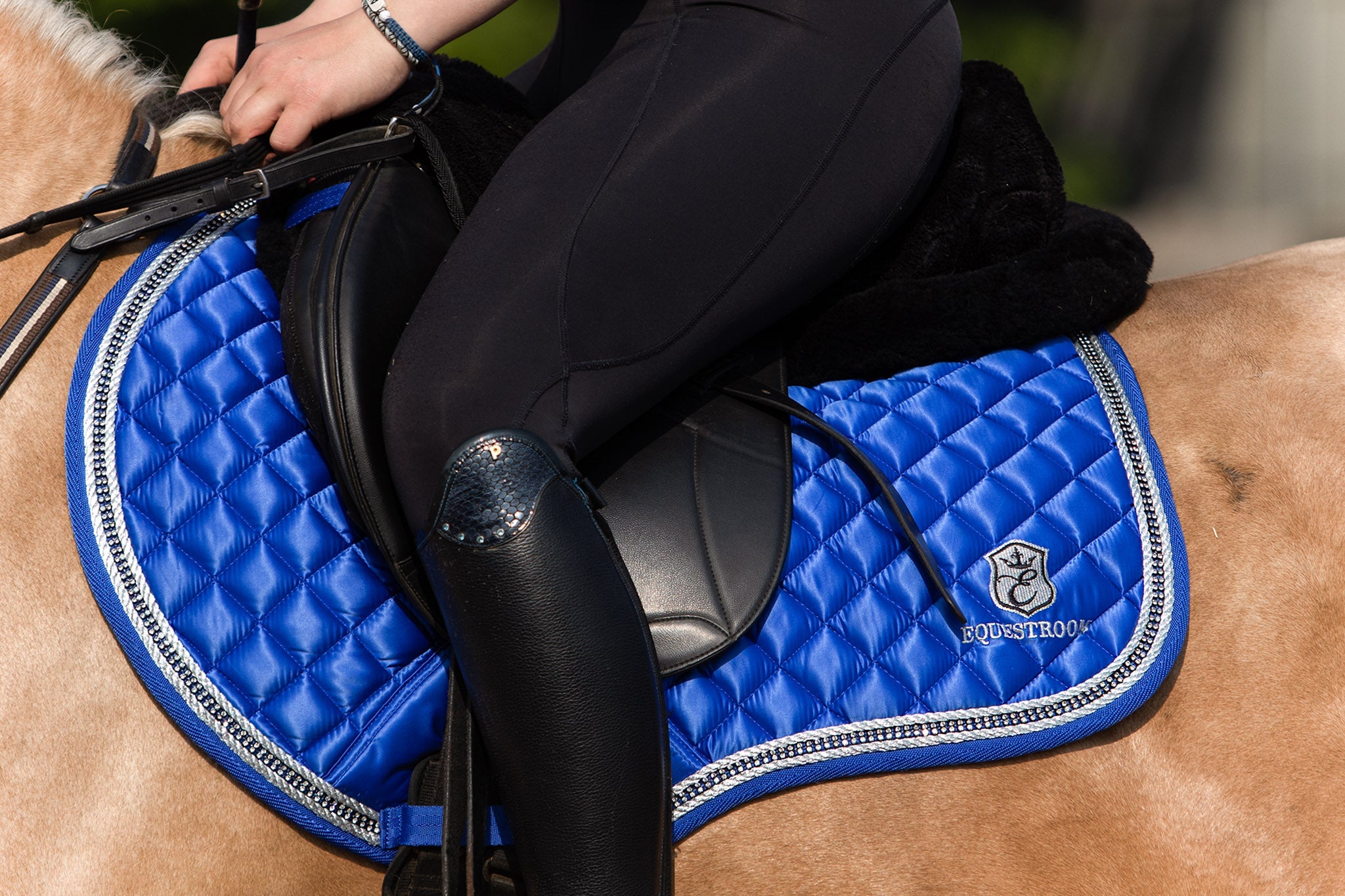 Majorelle Blue Saddle Pad Set - Equine Exchange Tack Shop