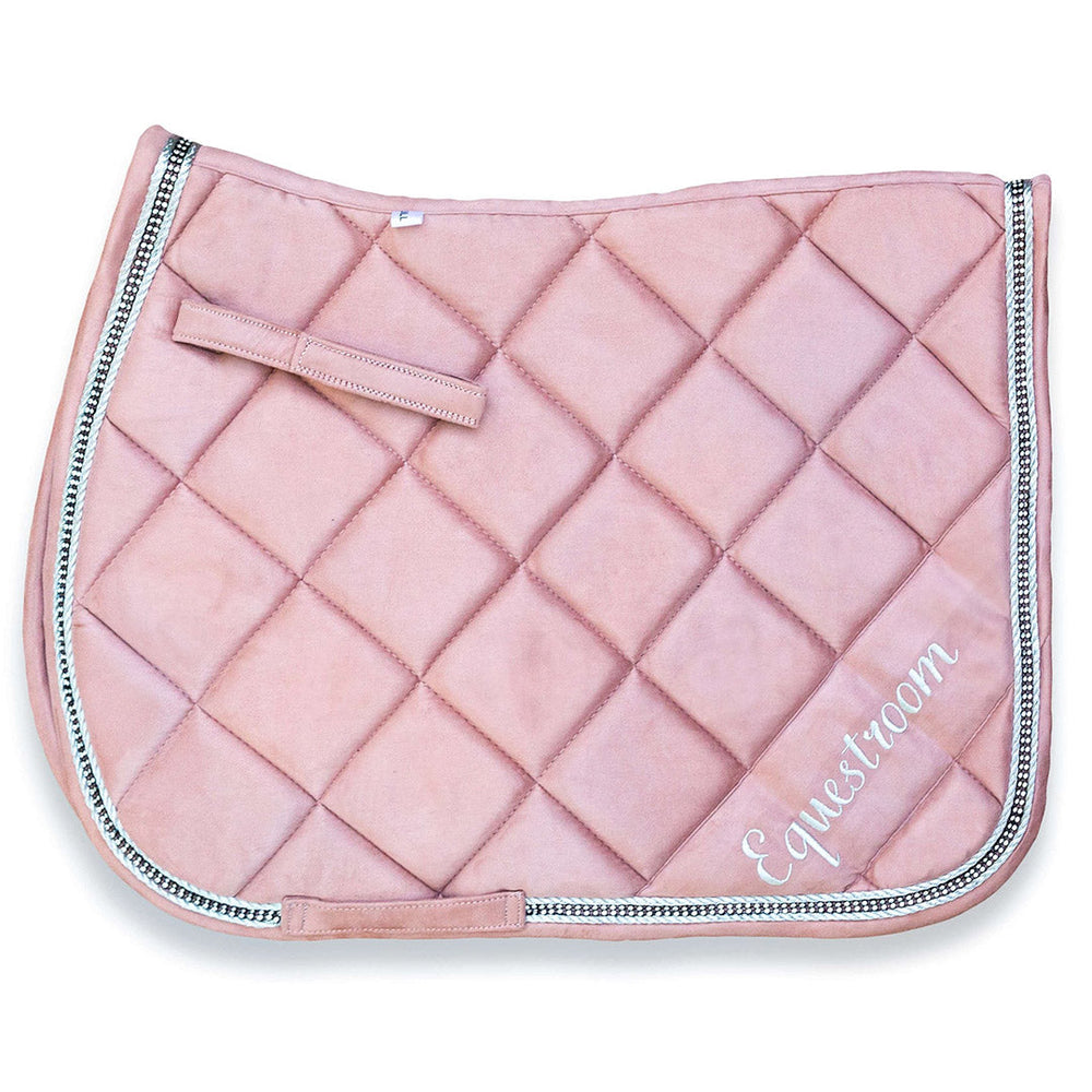 Powder Pink Suede Saddle Pad - Equine Exchange Tack Shop