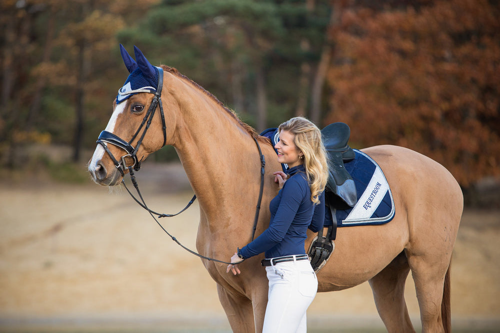 Blue Astra Saddle Pad Set - Equine Exchange Tack Shop