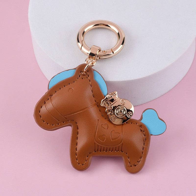 Adorable Horse-Shaped Keychain Pendant - Equine Exchange Tack Shop