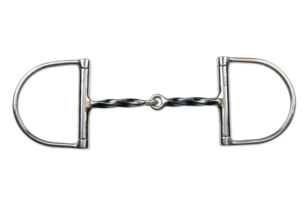 Shires Blue Sweet Iron Slow Twist Hunter Dee Bit - Equine Exchange Tack Shop