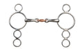 3 Ring Copper Peanut Link Gag - Equine Exchange Tack Shop