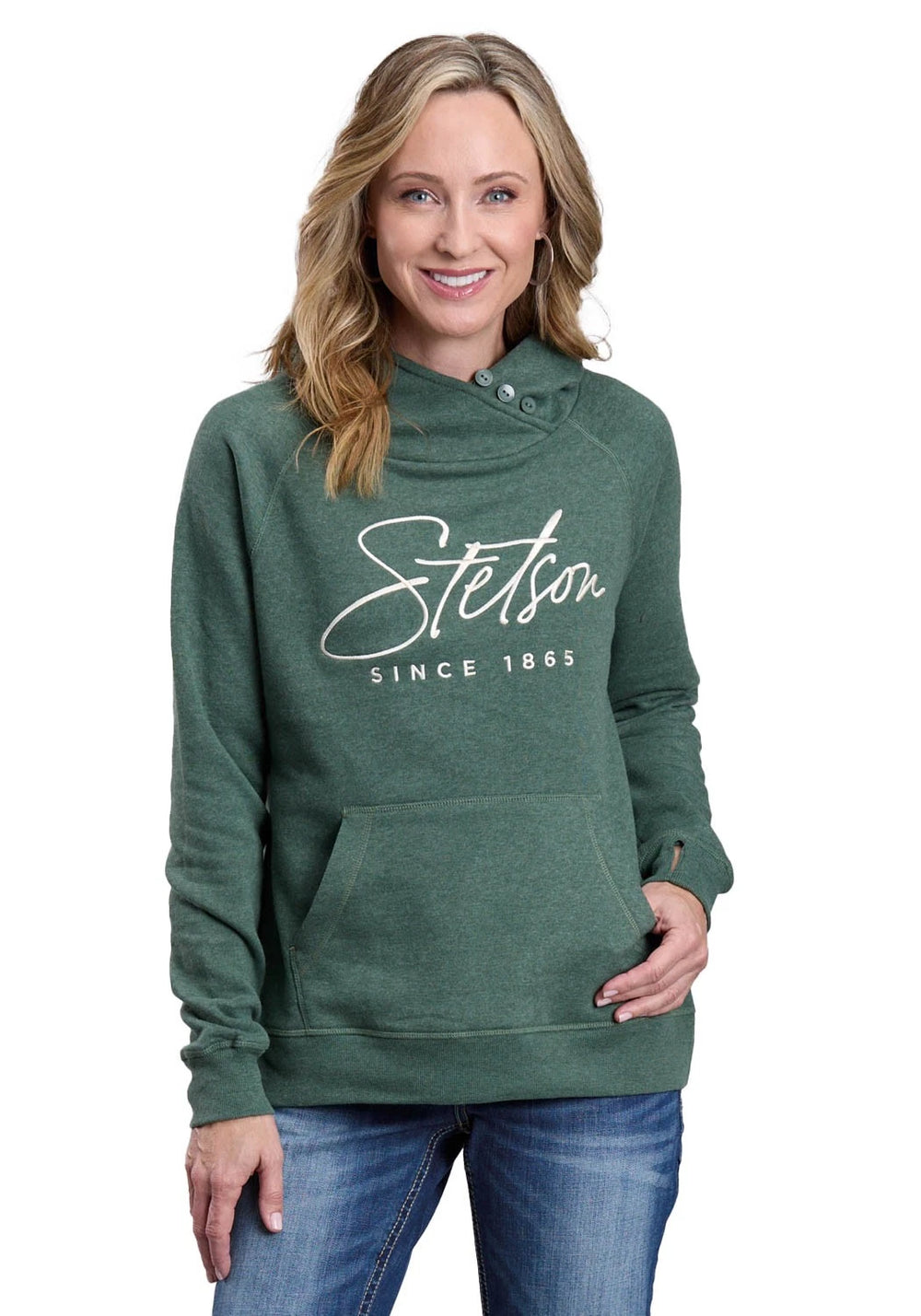 Stetson Ladies Embroidered Hoodie - Equine Exchange Tack Shop