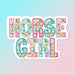 Horse Girl Glossy Waterproof Sticker - Equine Exchange Tack Shop