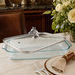 Horse Head with Pyrex 3 quart Baking Dish  