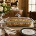 Horse Head with Pyrex 3 quart Baking Dish  