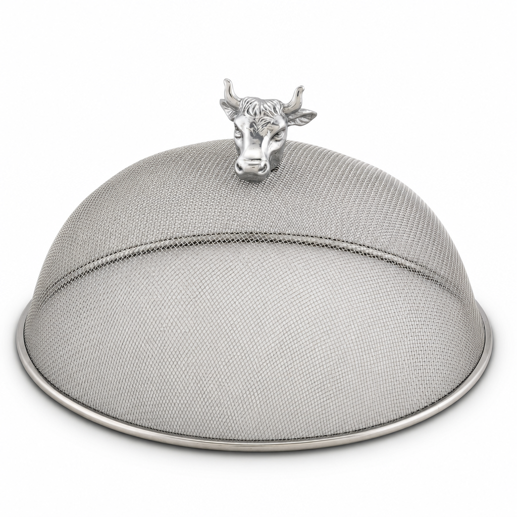Cow Head Stainless Mesh Picnic Cover  