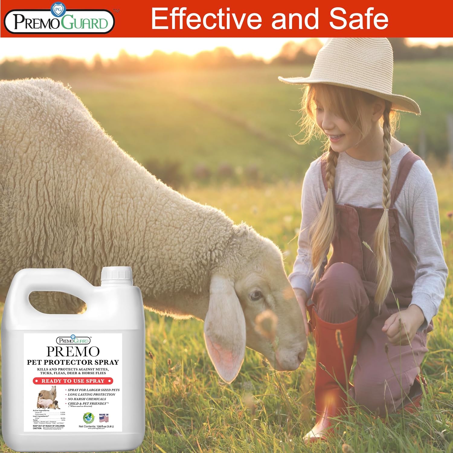 Pet Protector Flea and Tick - 128 oz