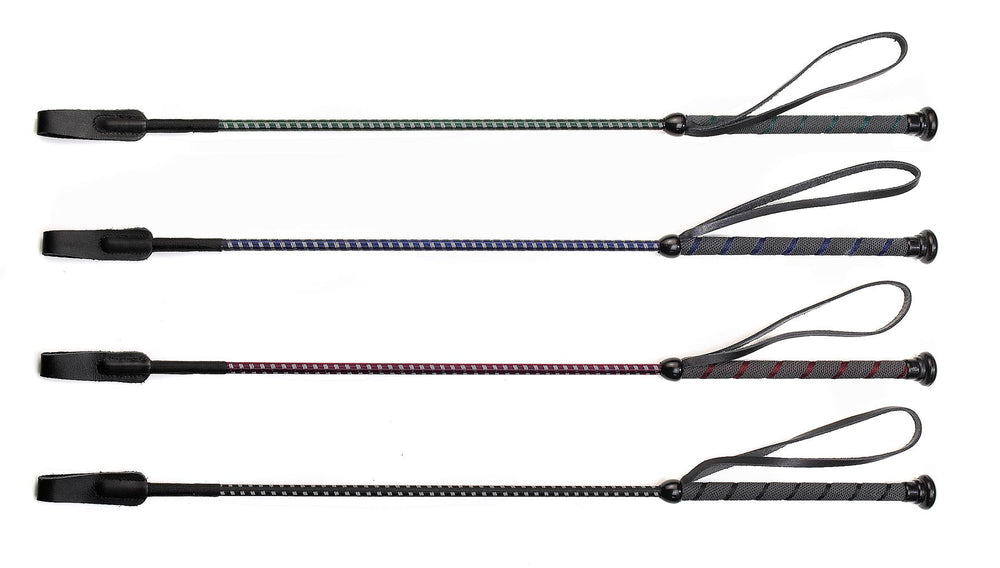 Crop w/Gray Non-Slip Handle - Equine Exchange Tack Shop