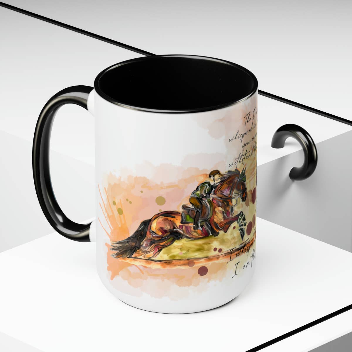 Eventing Watercolor Mug - Equine Exchange Tack Shop