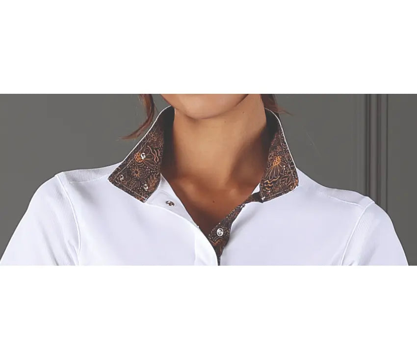 Equestrian Style Long Sleeve Show Shirt - Equine Exchange Tack Shop