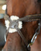 Hidden Flash!  Pro-fit Comfortable Bridle with Patent Noseband and Crystal Browband - Equine Exchange Tack Shop