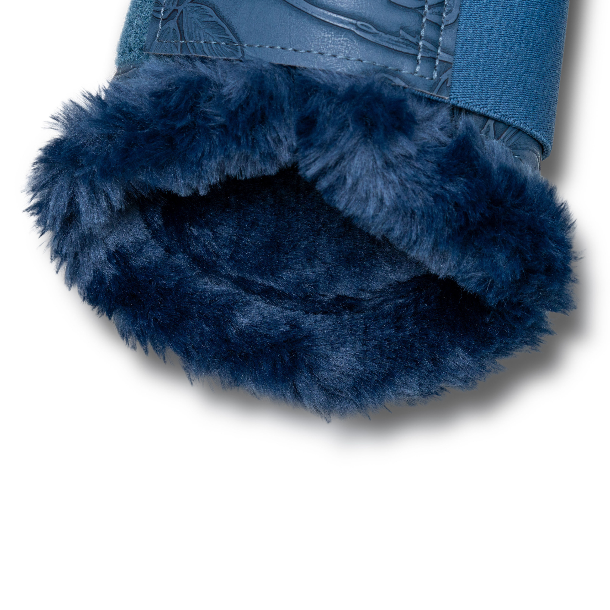 Romance Collection Brushing Boots - Prussian Blue - Equine Exchange Tack Shop