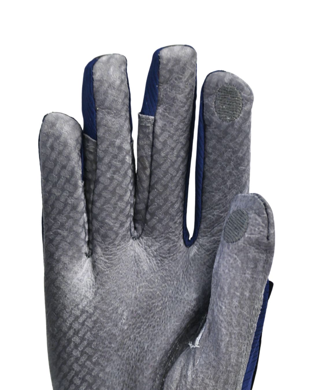 Oil-Tac Coppertech Leather Premium Riding Glove in Navy - Equine Exchange Tack Shop