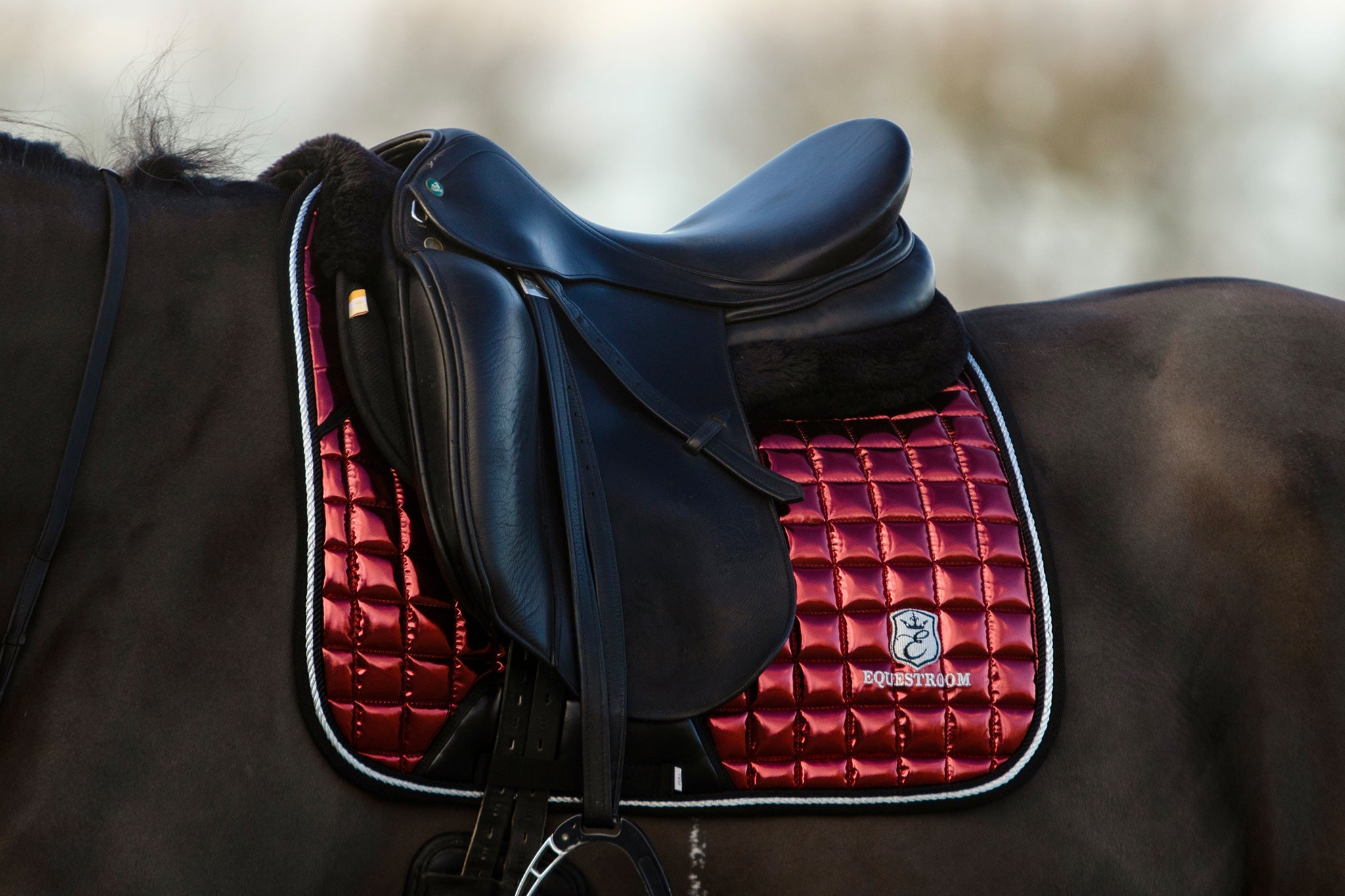 Electric Red Saddle Pad - Equine Exchange Tack Shop