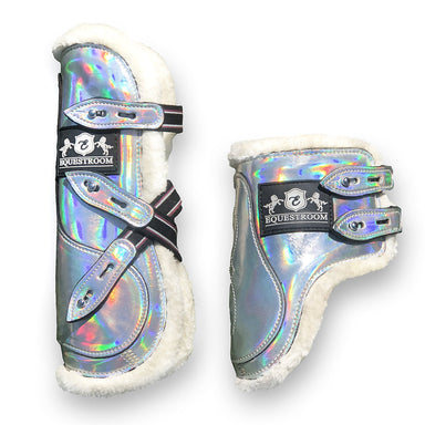 Holographic Open Front Boots - Equine Exchange Tack Shop