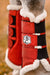Scarlet Red Brushing Boots - Equine Exchange Tack Shop