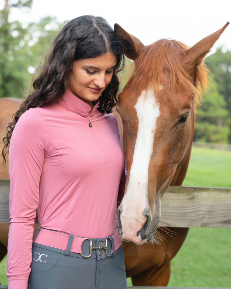 Cool and Comfortable Rose Sun Shirt - Equine Exchange Tack Shop