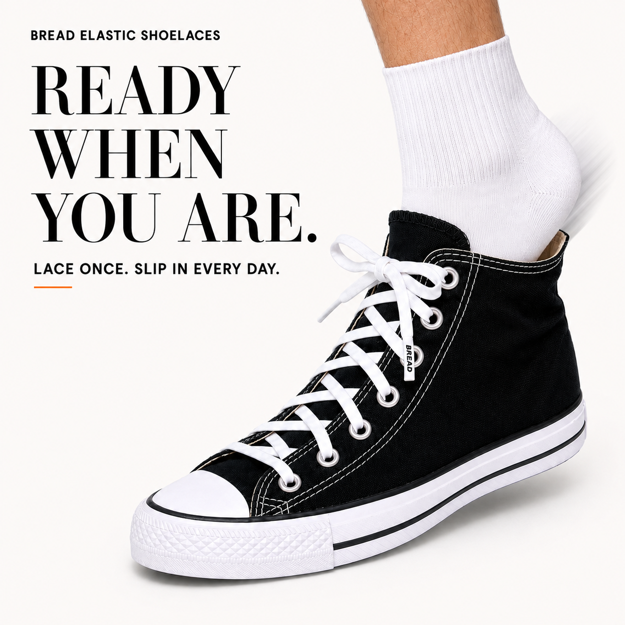 Bold Red Elastic Shoelaces