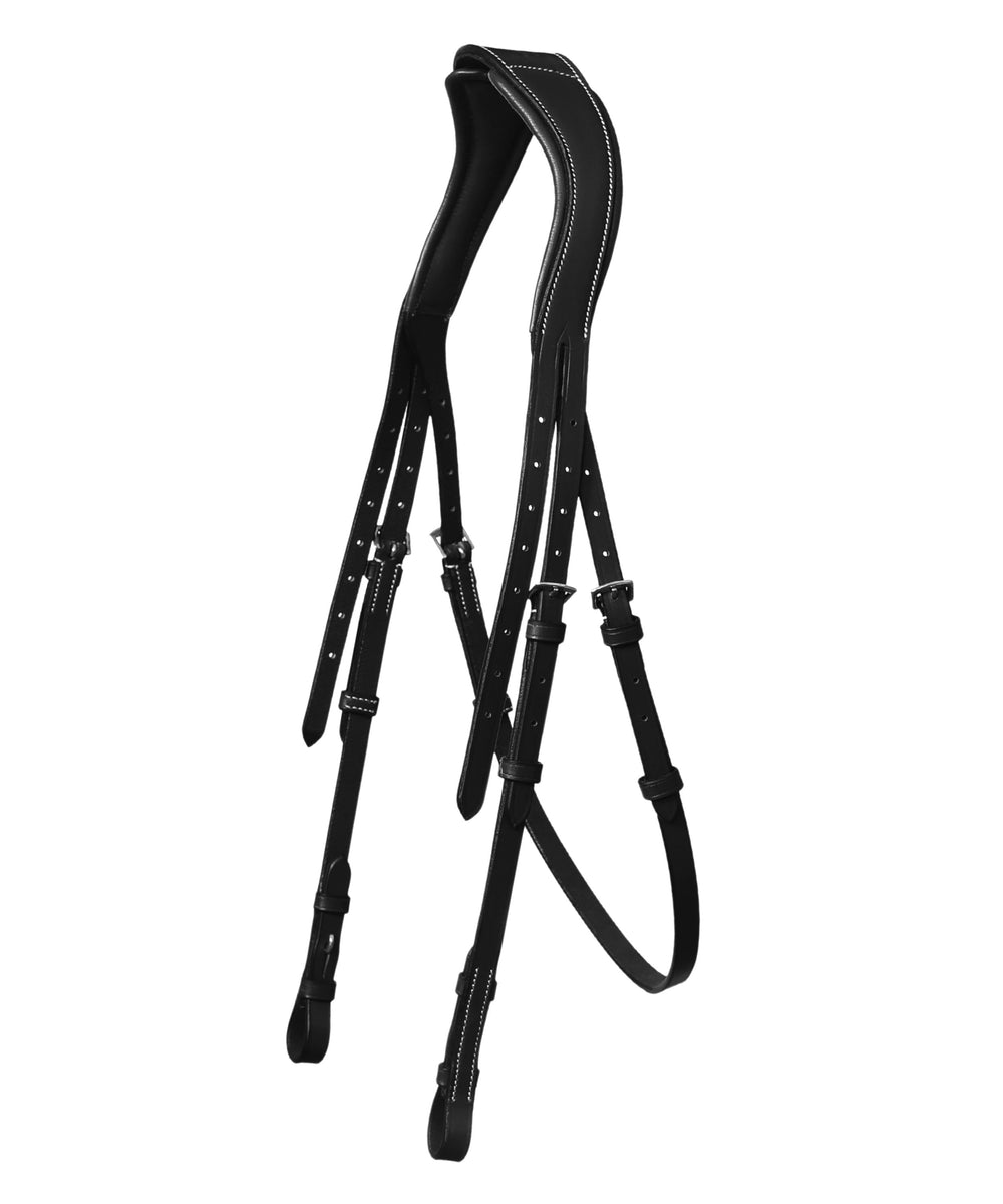 ExionPro Jumping Padded Wave Stitched Bridle Replacement Crown - Equine Exchange Tack Shop