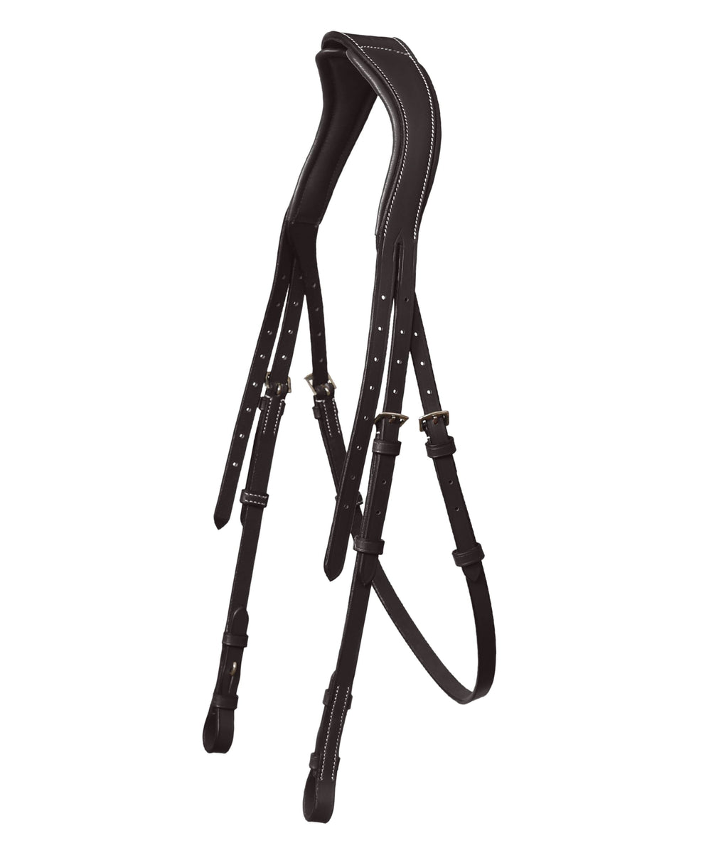 ExionPro Broad Crownpiece Designer Fully Adjustable Figure 8 Bridle with Reins - Equine Exchange Tack Shop
