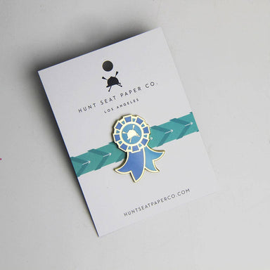 Winner Pony Pin - Equestrian Blue Ribbon Lapel Pin for Gift - Equine Exchange Tack Shop