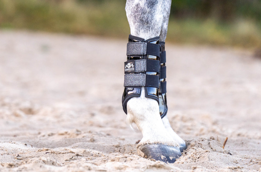 Stardust Grey Brushing Boots - Equine Exchange Tack Shop