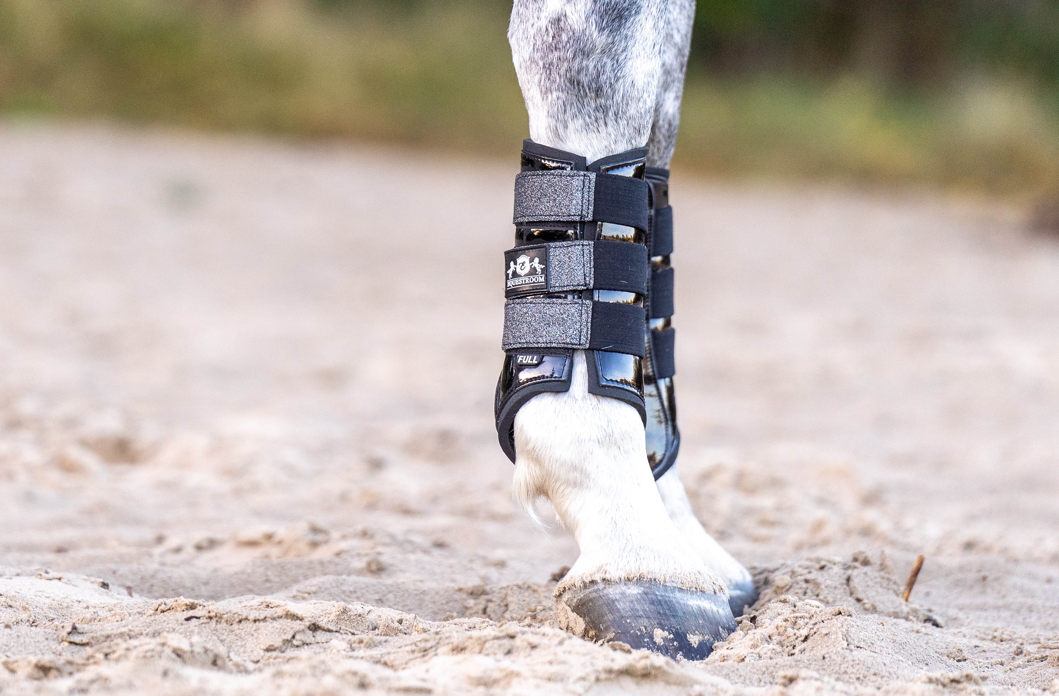 Stardust Grey Brushing Boots - Equine Exchange Tack Shop