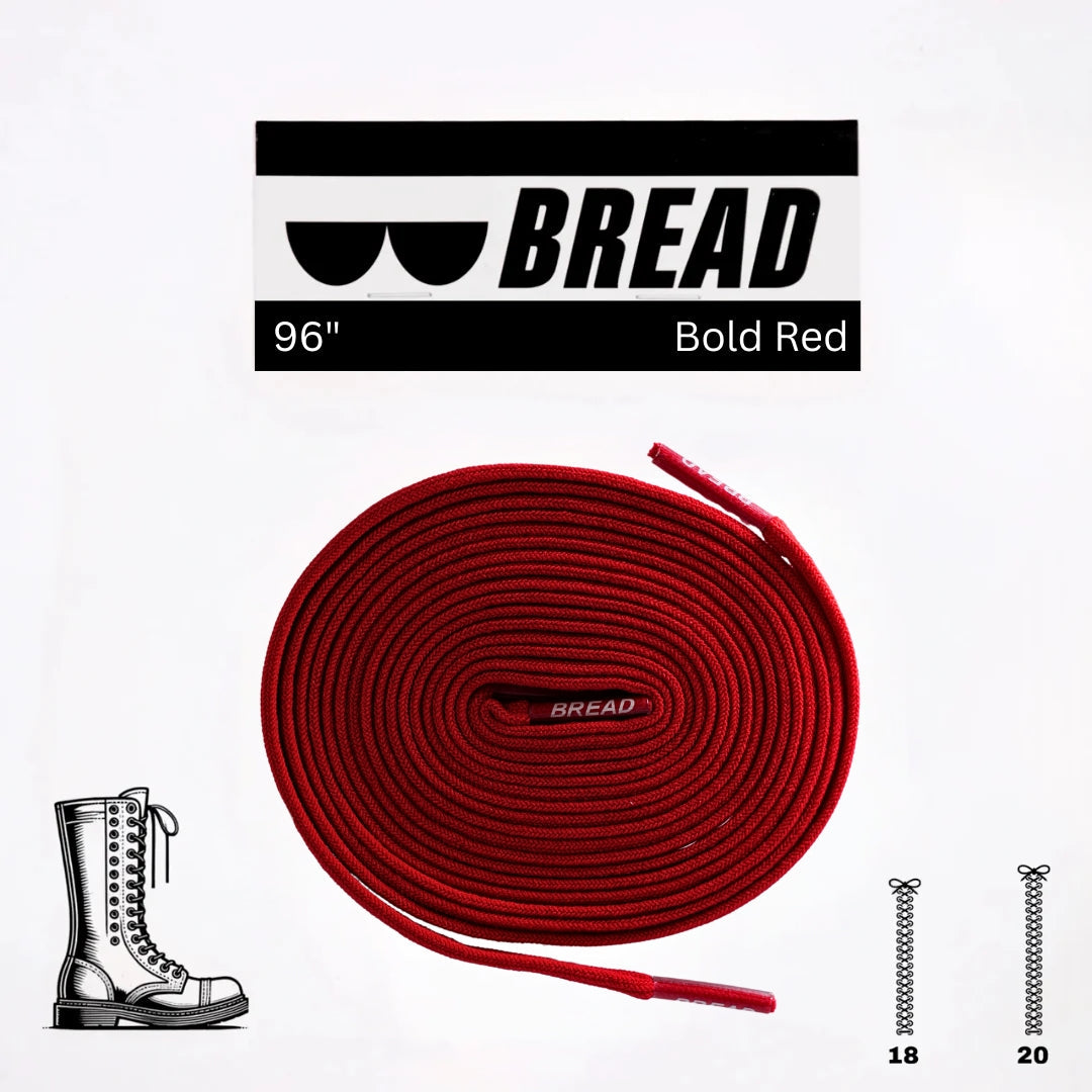 Bold Red Elastic Shoelaces  