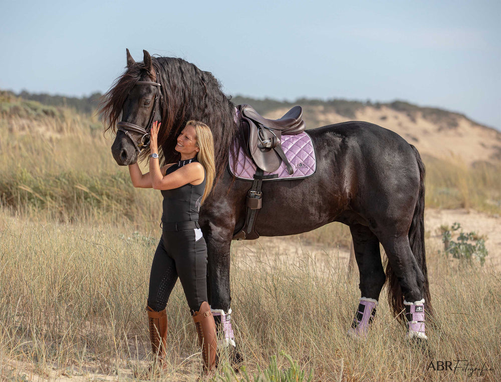Lavender Saddle Pad Set
