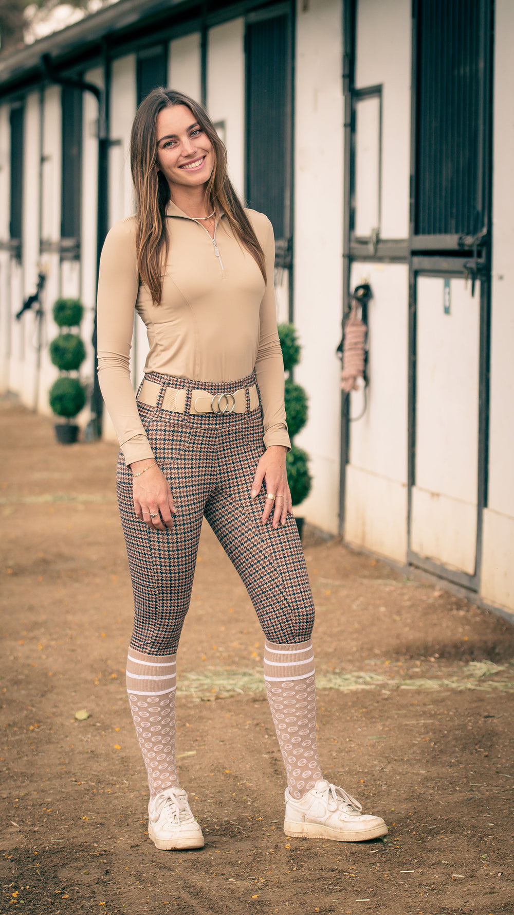 Athletic Breech - English Houndstooth - Equine Exchange Tack Shop