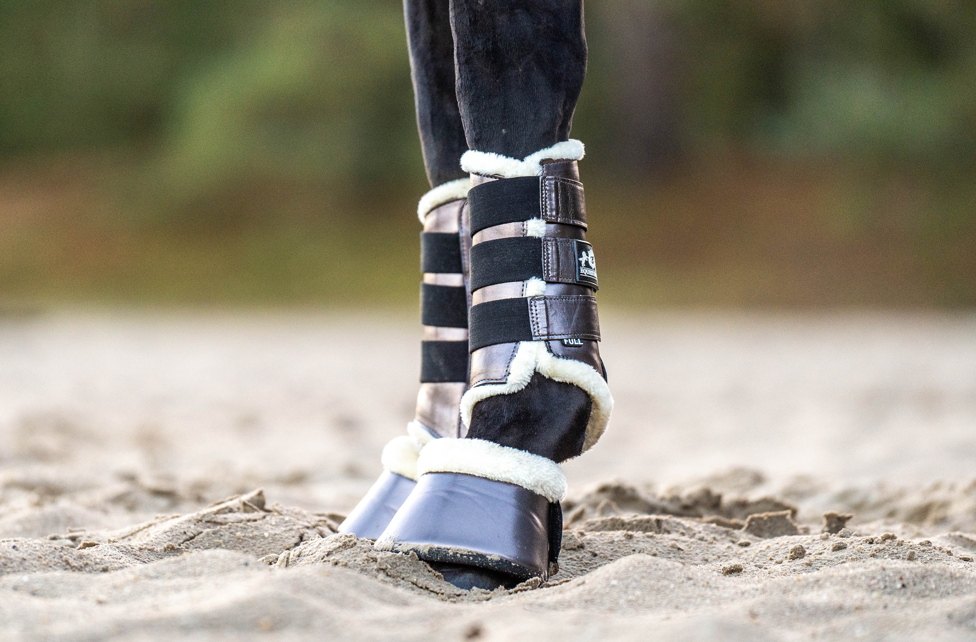 Spaceship Grey Bell Boots - Equine Exchange Tack Shop