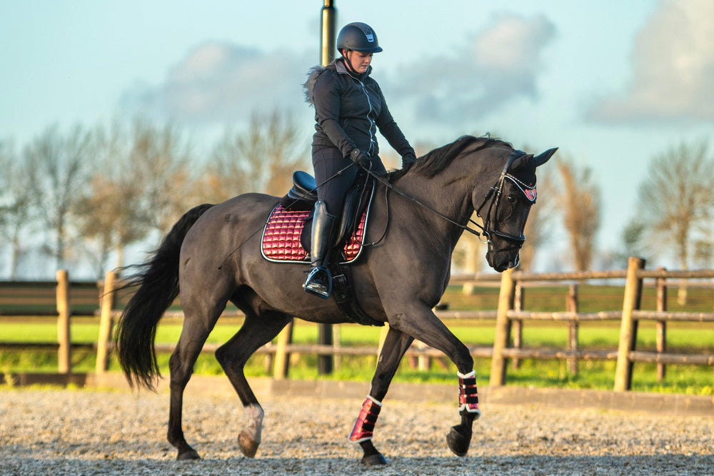 Electric Red Saddle Pad - Equine Exchange Tack Shop