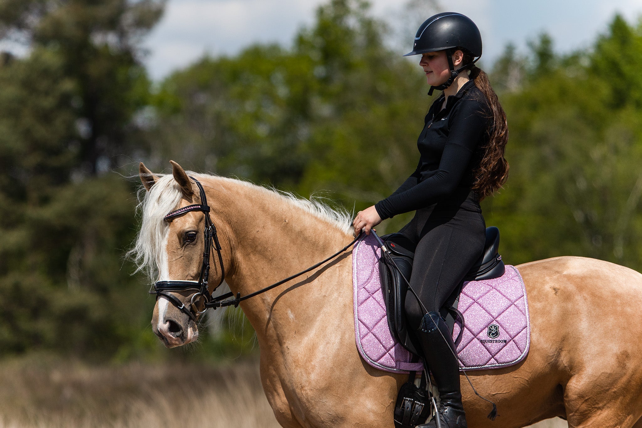 Pink Mist Saddle Pad Set - Equine Exchange Tack Shop