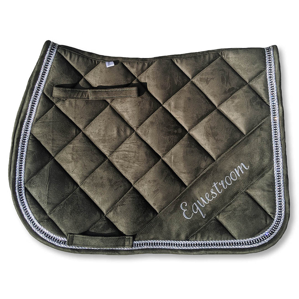 Sage Green Suede Saddle Pad - Equine Exchange Tack Shop