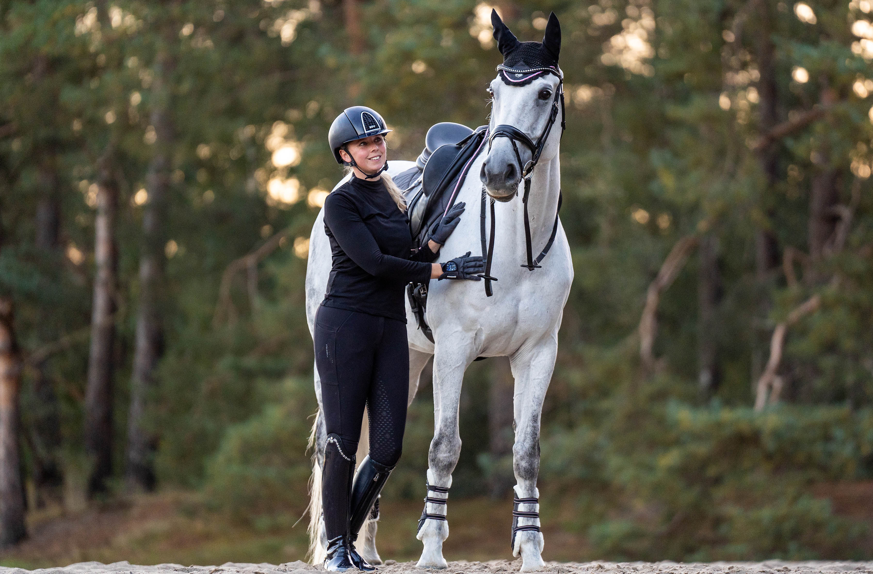 Midnight Black Fly Hat - Equine Exchange Tack Shop