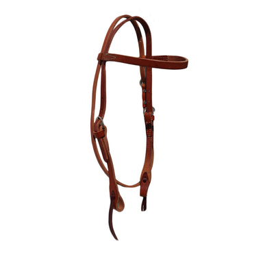 Straight Browband Harness Leather Headstall - Equine Exchange Tack Shop