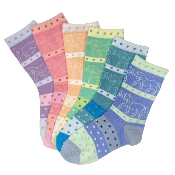 Pony Party Youth Crew Socks - Equine Exchange Tack Shop